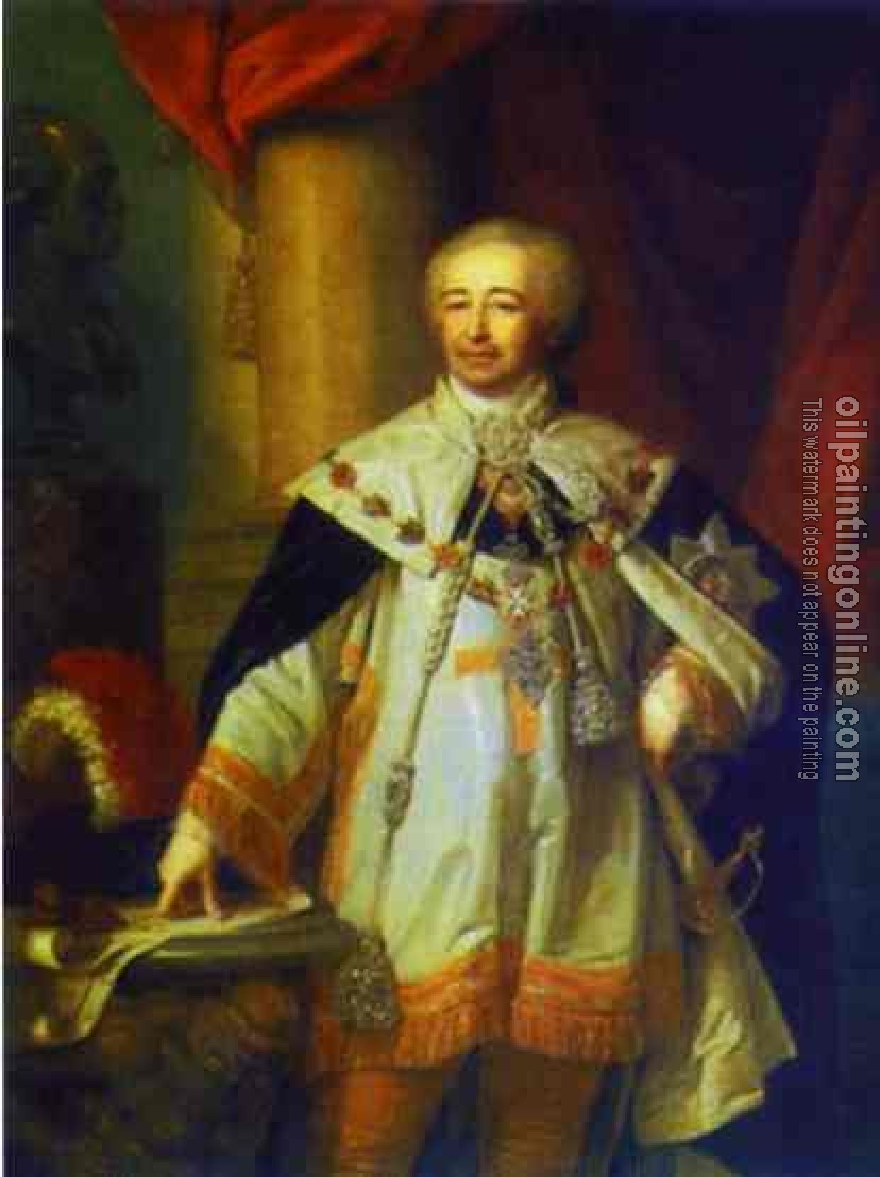 Vladimir Borovikovsky - Portrait of Prince A. B. Kurakin II